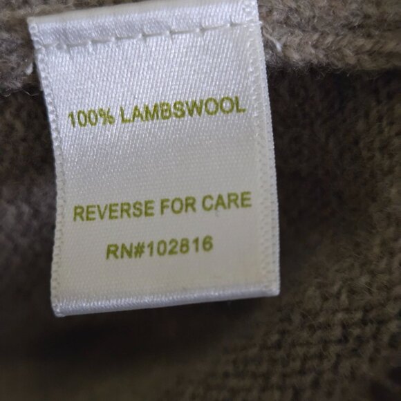 Garnet Hill 100% Lambswool Embellished Jeweled Crewneck Pullover Sweater Size S - Picture 7 of 7